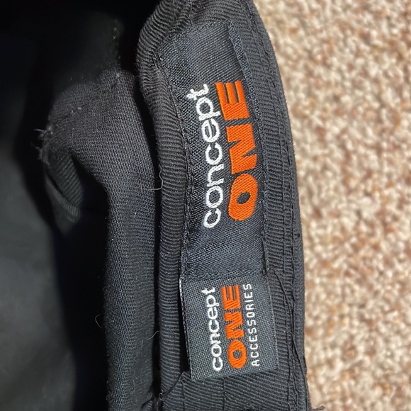 Black Military Style Punk Rock Hat Sm/Md - Picture 4 of 5